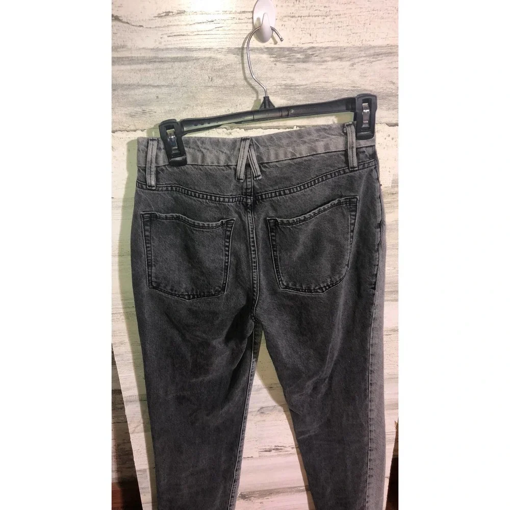 Good American Vintage Two Tone Jean black and gray classic jeans 0/25​​ - Picture 7 of 13